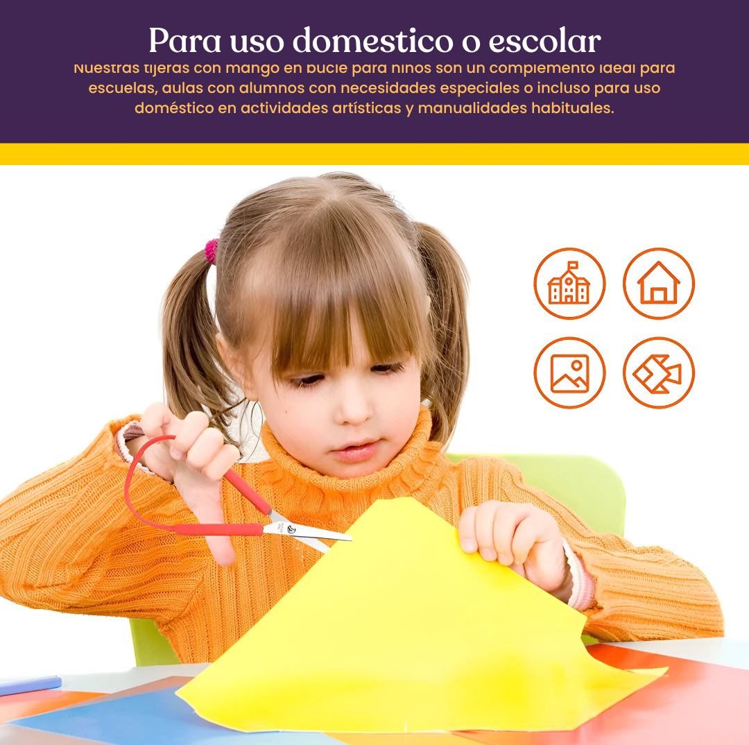 Tijeras con Agarre Cerrado Mini Loop - Special Supplies