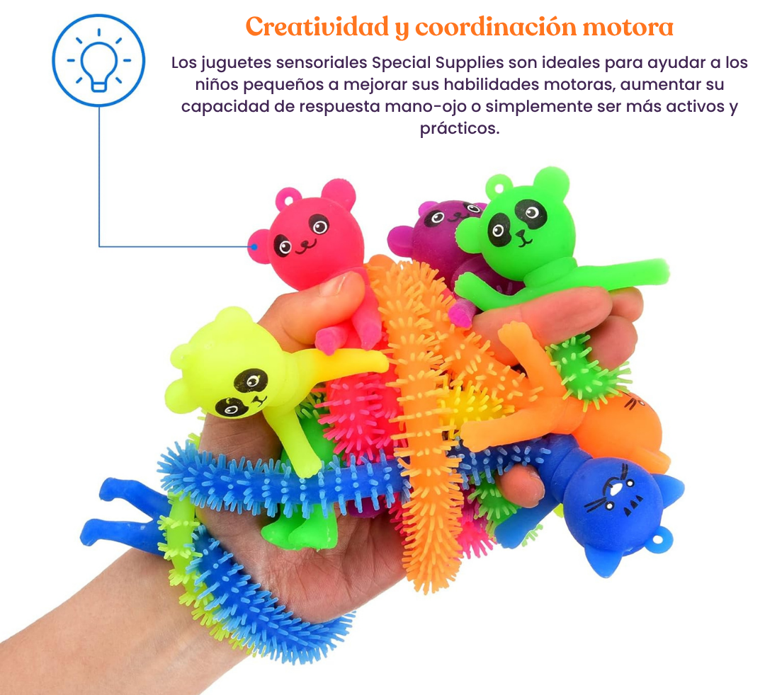 Streching Animales de Silicona para Descarga Motora