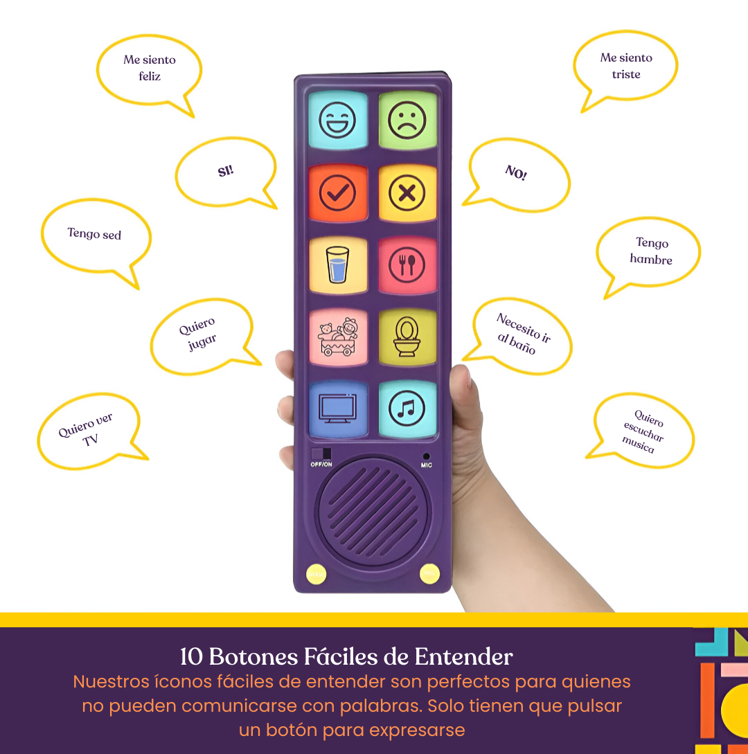 Dispositivo para Comunicación Aumentativa/Alternativa CCA